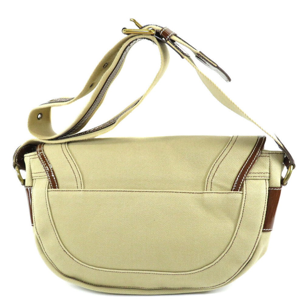 Burberry bag canvas motif shoulder